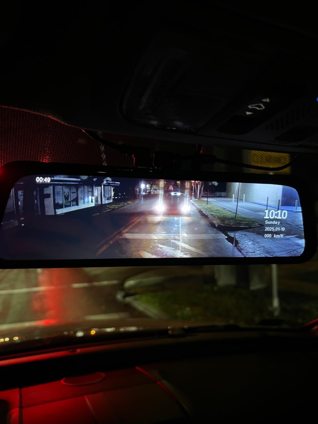 4K+2.5K Rearview Mirror Dual Dash Cam for Cars, Night Vision WiFi customer photo 2