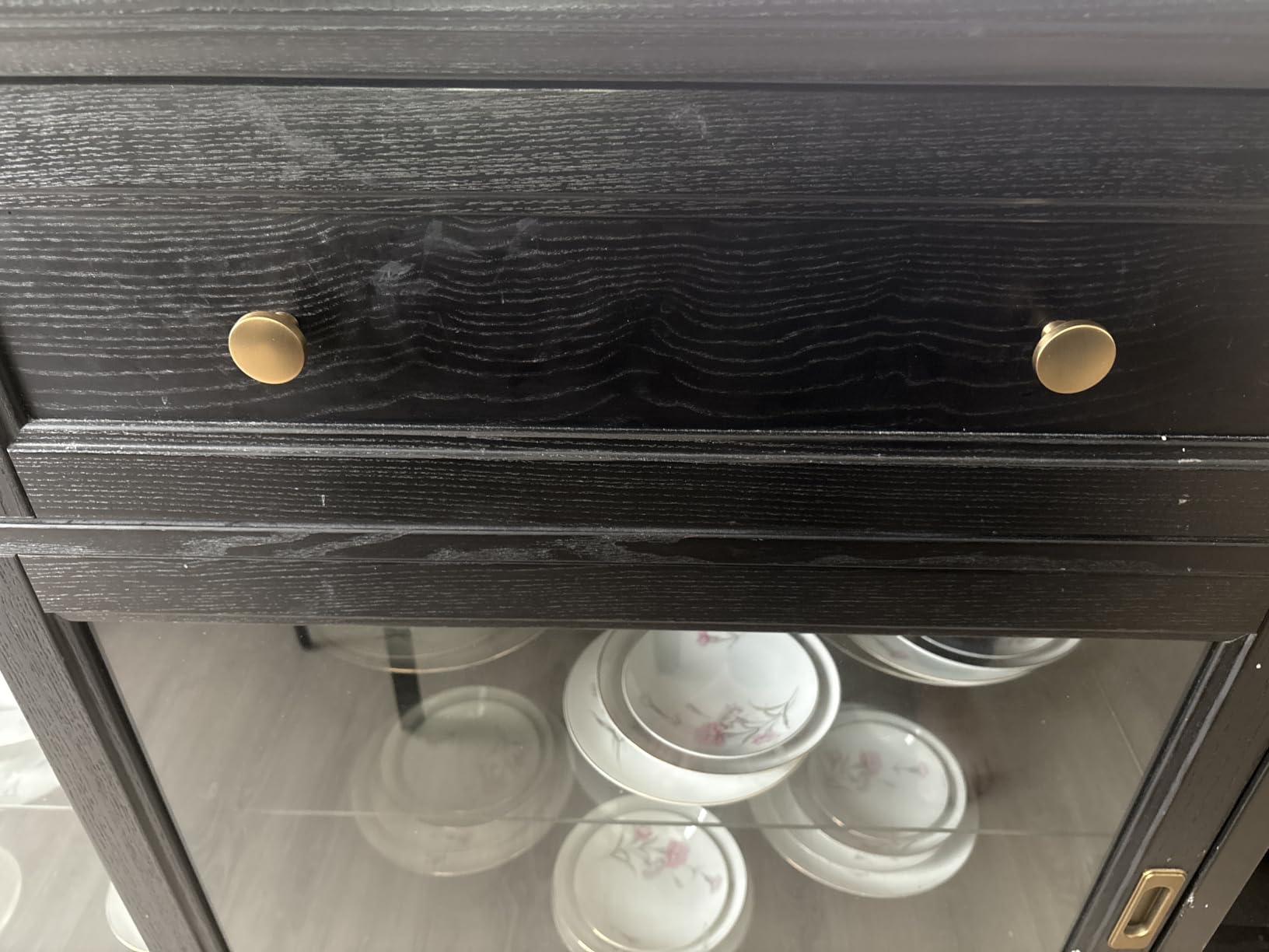 Ravinte Champagne Bronze Cabinet Knobs Solid Pulls Single Hole 30 Pack customer photo 2