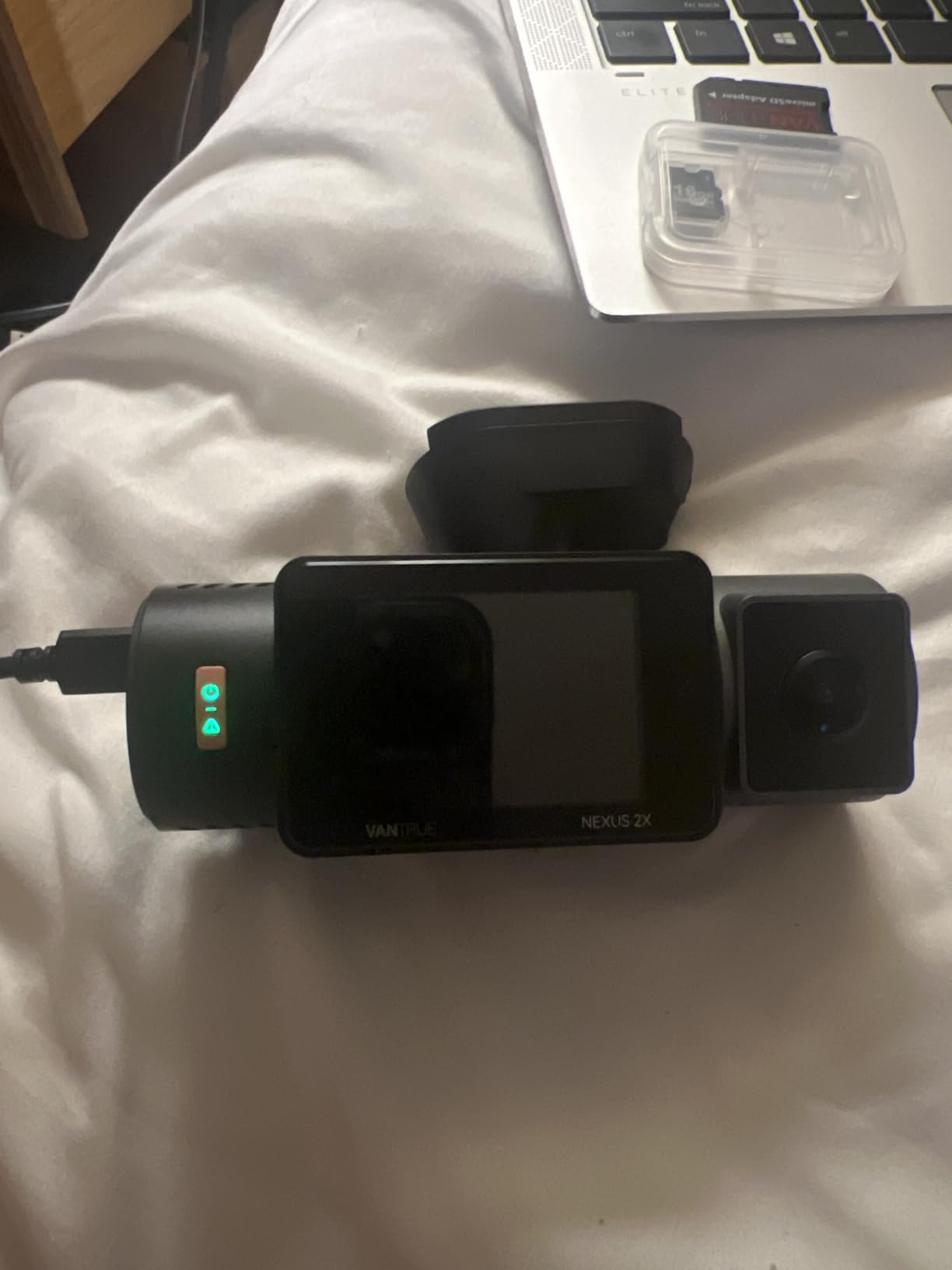 Vantrue N2X 2.7K Dash Cam Front and Inside, STARVIS 2 PlatePix Car Camera customer photo 1