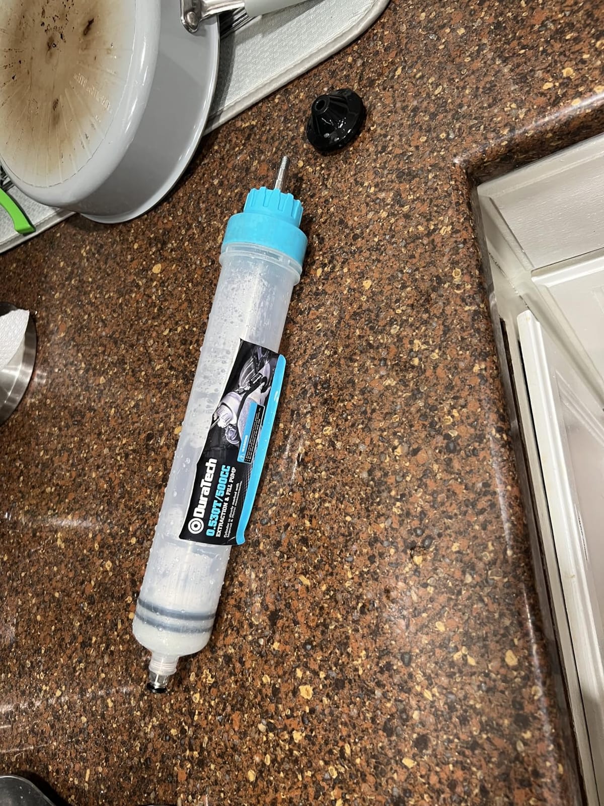 DURATECH 500CC Fluid Extractor with Long Hose and Extension Tubes customer photo 2