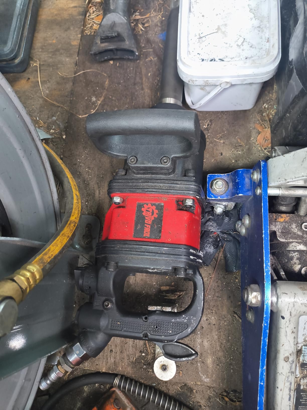 Trivd Frol Air Impact Wrench 1/2“ - Air Impact Gun Max Torque 1500 Ft-lbs, 8000 RPM Speed, Weight 4.74 lb, 1/2