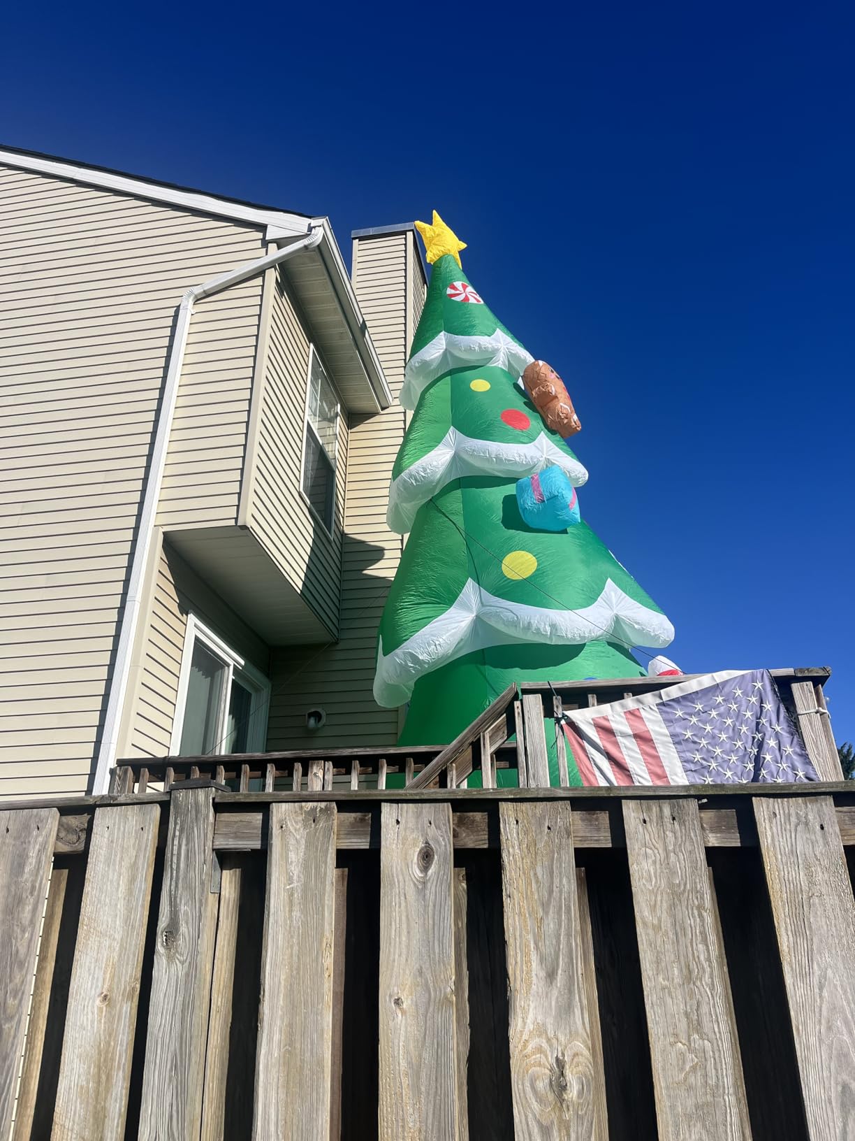 Kalolary 13FT Christmas Inflatables Arch, Giant Xmas Candy Arch Inflatable customer photo 2