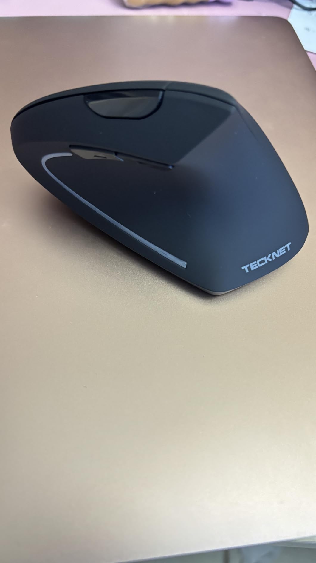 TECKNET Ergonomic Mouse, 4800 DPI Wireless Bluetooth Vertical, 3-Device customer photo 1