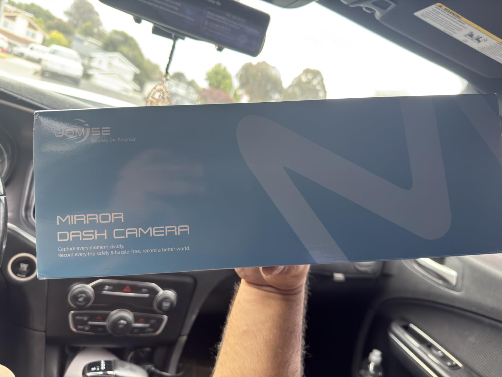T860+ Mirror Dash Cam 4K Front and 2.5K Rear, Rear View Mirror Camera customer photo 2