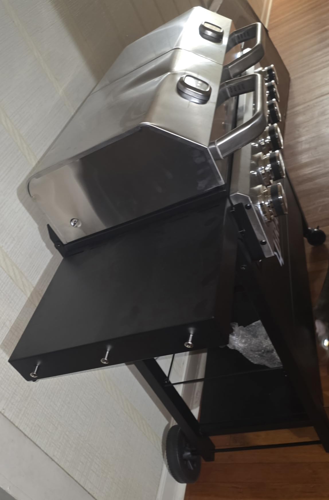 Brand-Man 6-Burner Propane Gas Grill Griddle Combo 2-in-1 Outdoor BBQ Grill customer photo 1