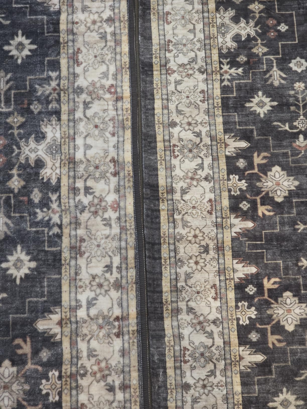 Dark Washable Long Runners for Hallways, 2'6
