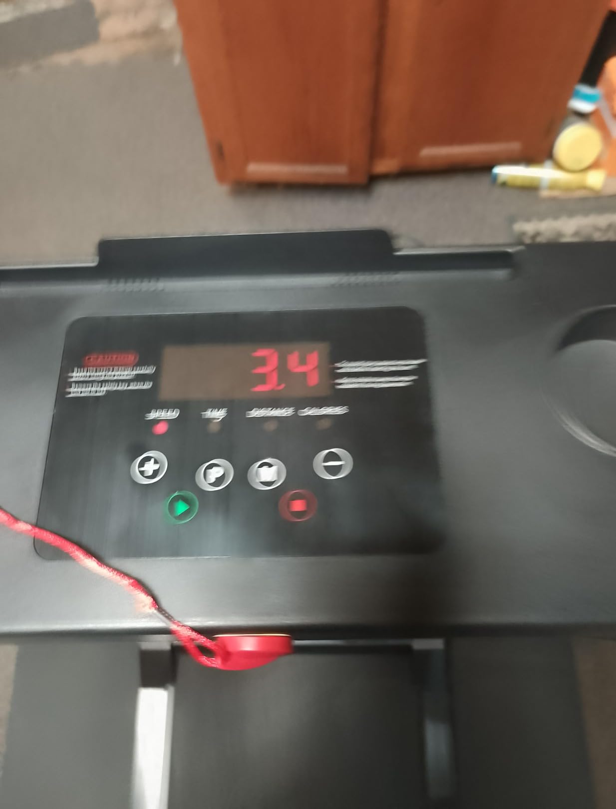 AoraPulse Portable Foldable Treadmills for Home, Small Folding Treadmill for Home Office with 300 LBS Capacity, Walking Running Exercise Electric Compact Treadmill with LED Display customer photo 2