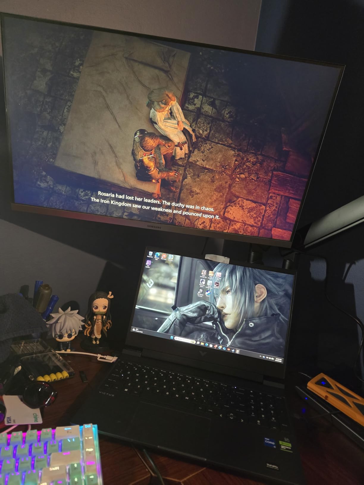 HP Victus 15.6 inch FHD 144Hz Gaming Laptop Intel Core i5-13420H NVIDIA GeForce RTX 4050 6GB - 16GB DDR4 512GB SSD Mica Silver (2024) customer photo 1