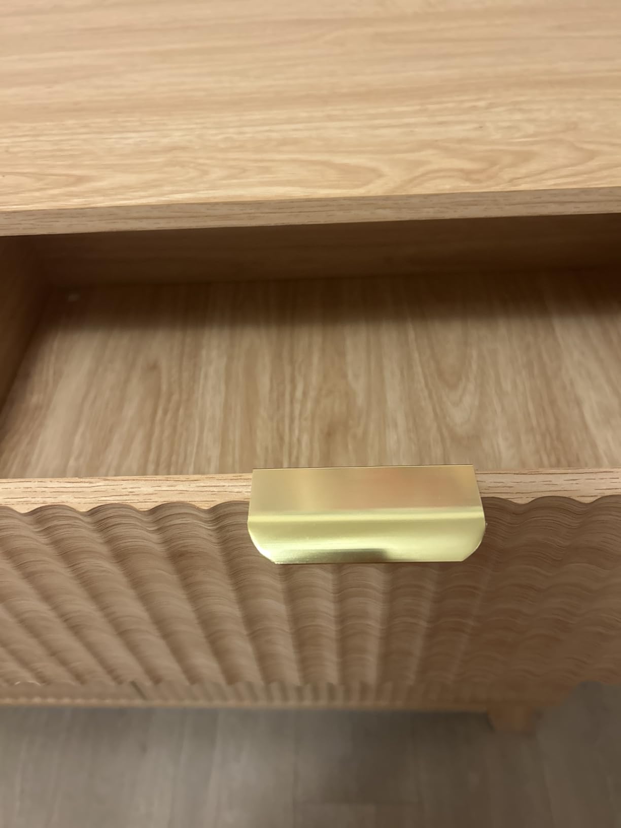Fluted Dresser for Bedroom with 6 Drawers, 48