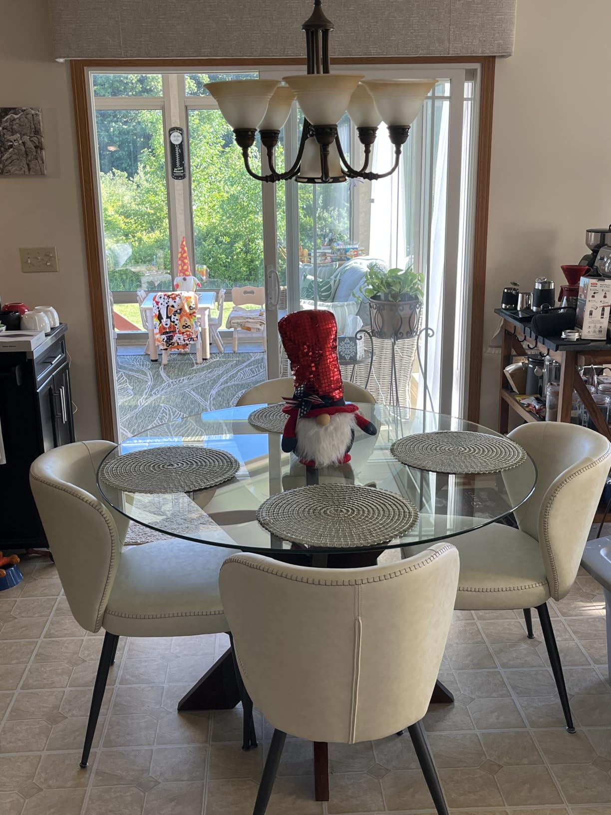 VASAGLE Dining Chairs Set of 2, Upholstered Kitchen Chairs customer photo 1