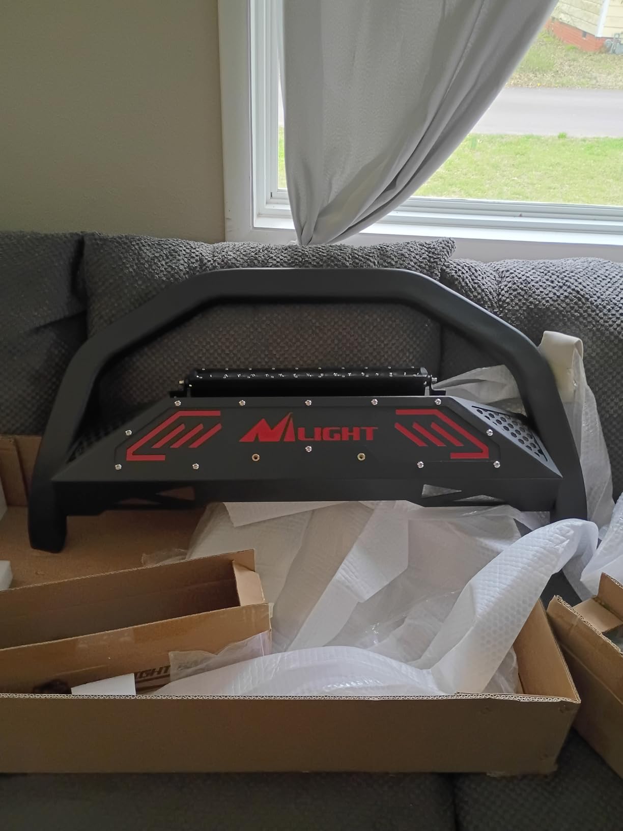 Nilight Bull Bar with Light for 2007-2018 Chevy Silverado GMC Sierra 1500 customer photo 2