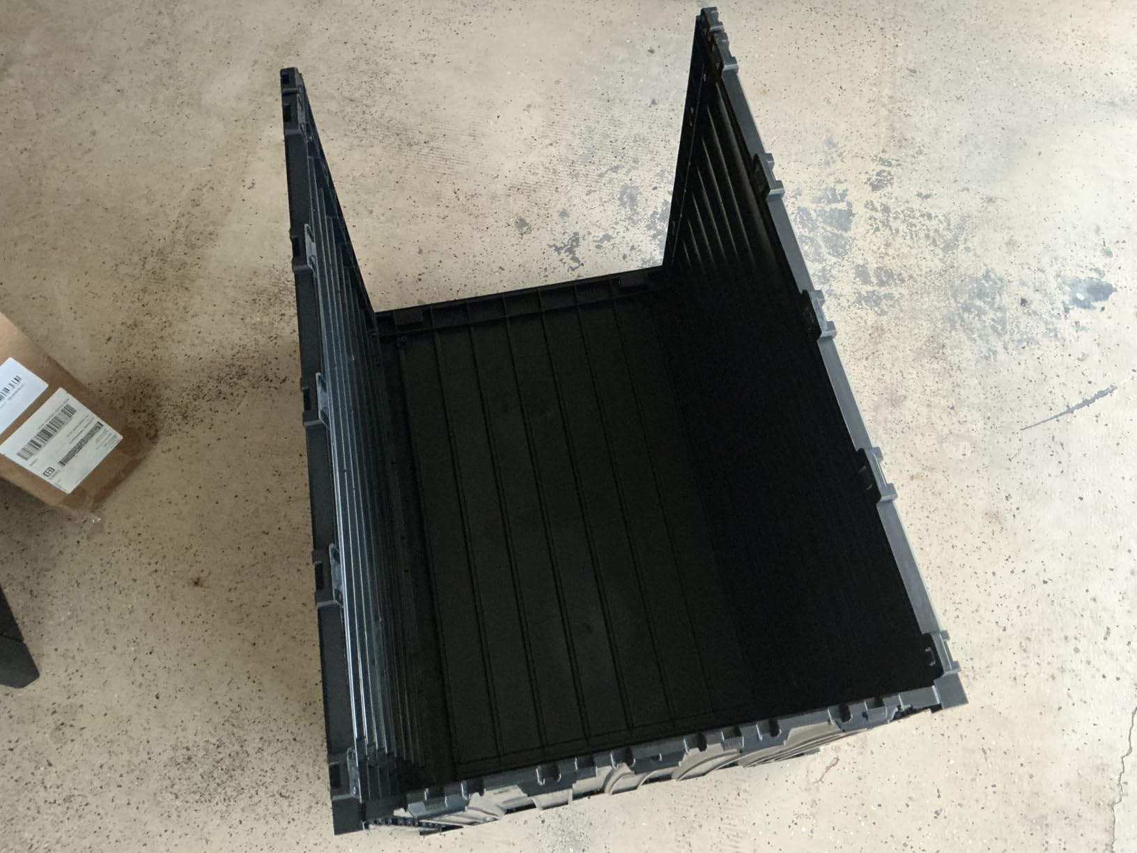 PatioZen Package Delivery Box, Waterproof Outdoor Container Lockable, Black customer photo 2