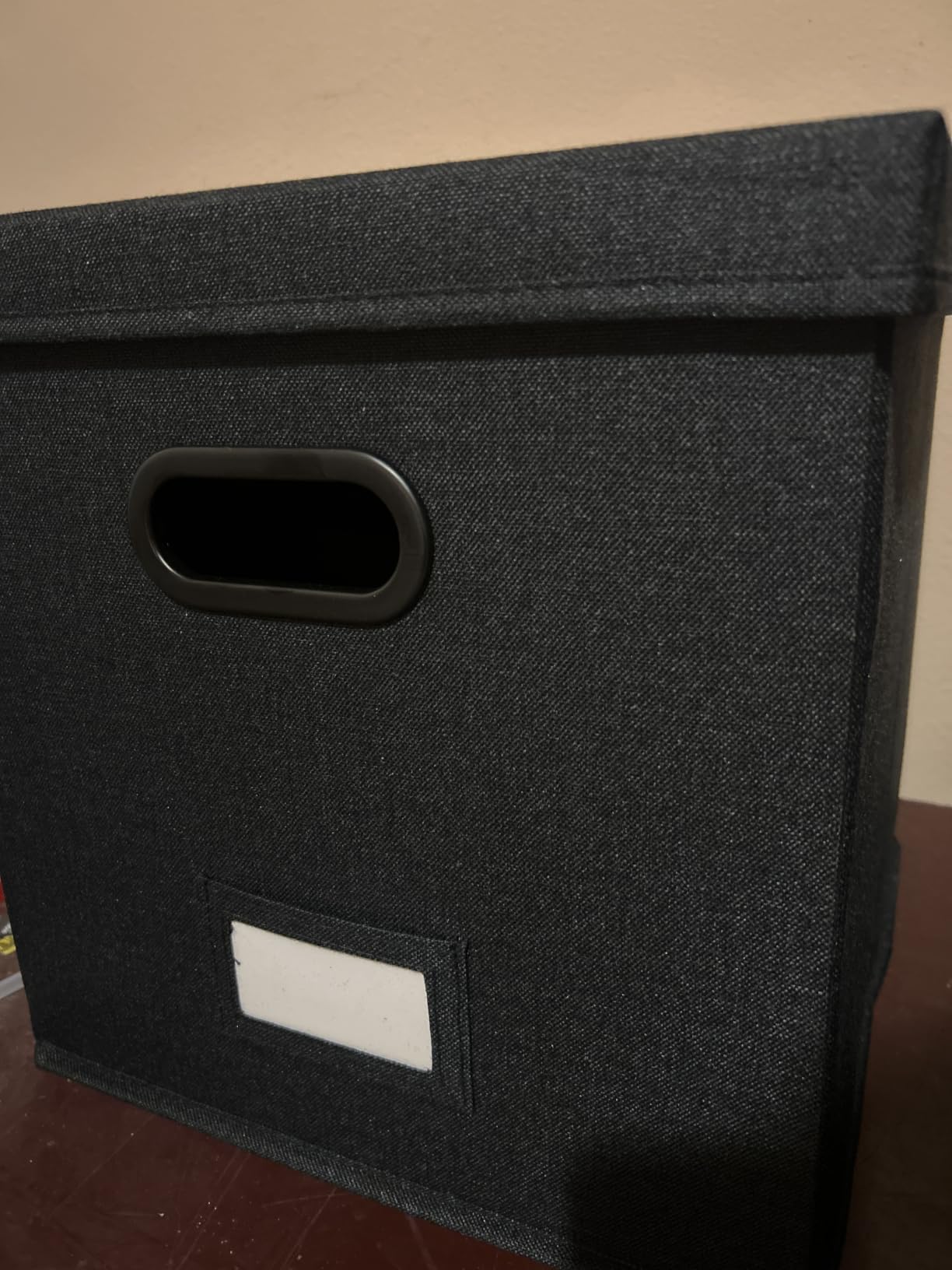 Decorative Vinyl Record Storage Box for 50+ Single Records - LP Holder customer photo 2