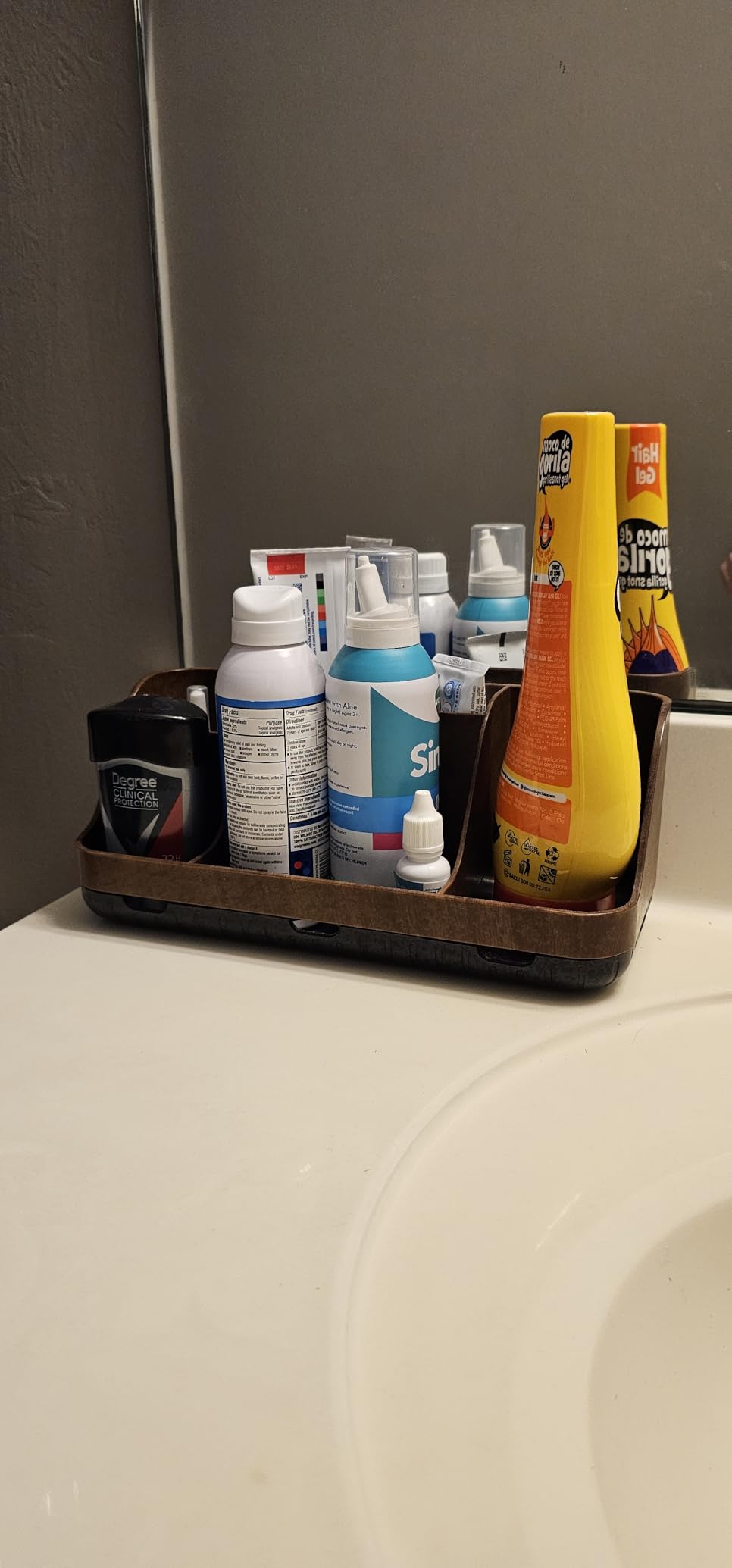 GFWARE Wood Toothbrush Holders for Bathroom Organizer with Drain Holes customer photo 1