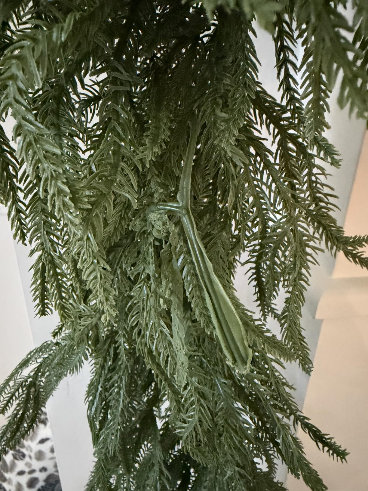 Alupssuc 9FT Christmas Garland, Artificial Real Touch Norfolk Pine Garland customer photo 1