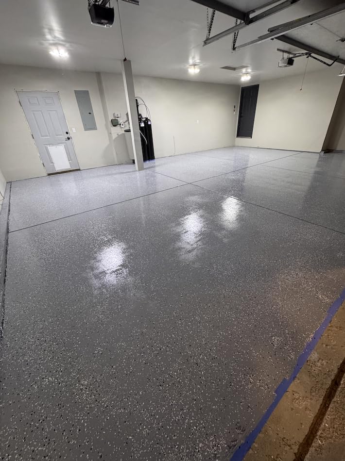 Gorilla Epoxy Garage Floor Coating Kit, 12 Pieces, 550 sq. ft. Coverage customer photo 2