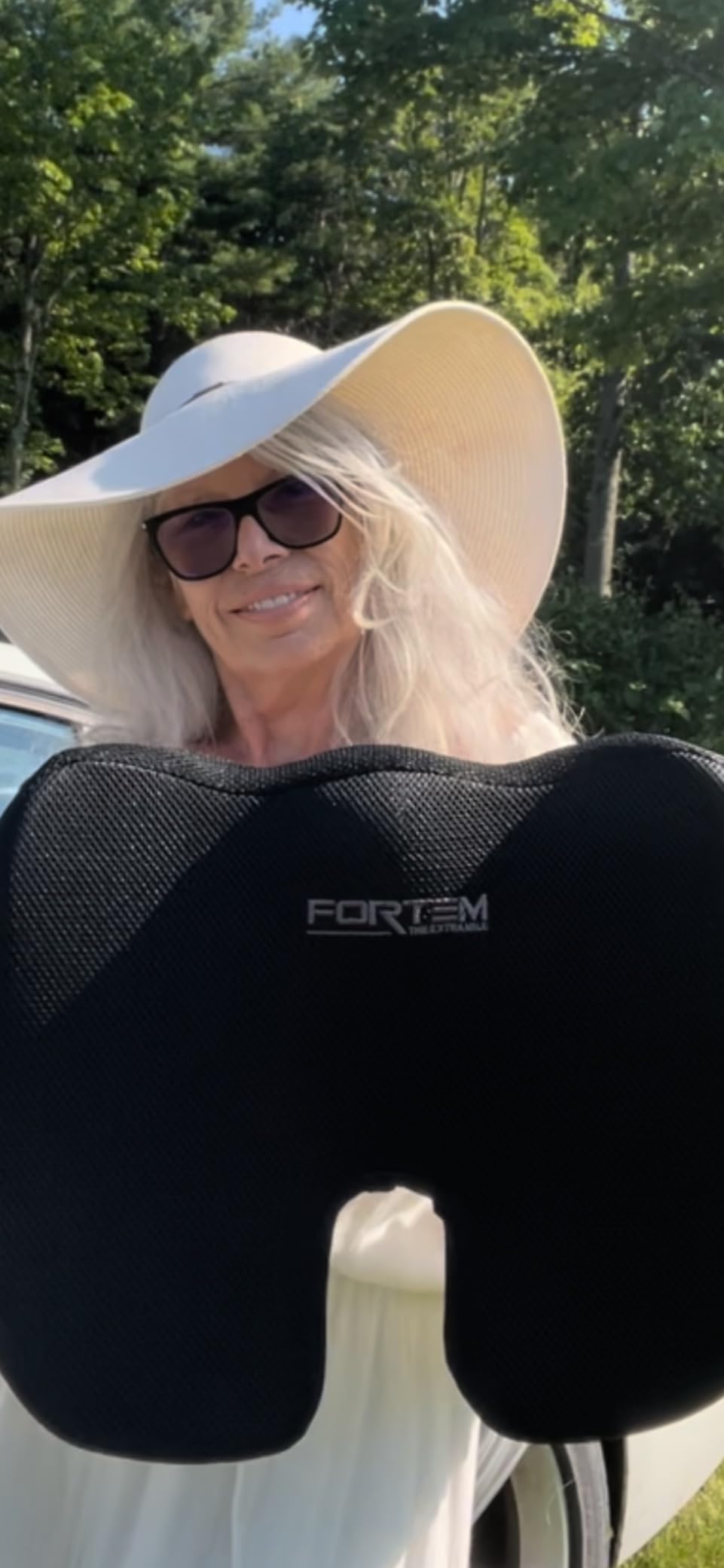 FORTEM Seat Cushion, Office Chair Cushion for Tailbone Sciatica Pain Relief customer photo 2