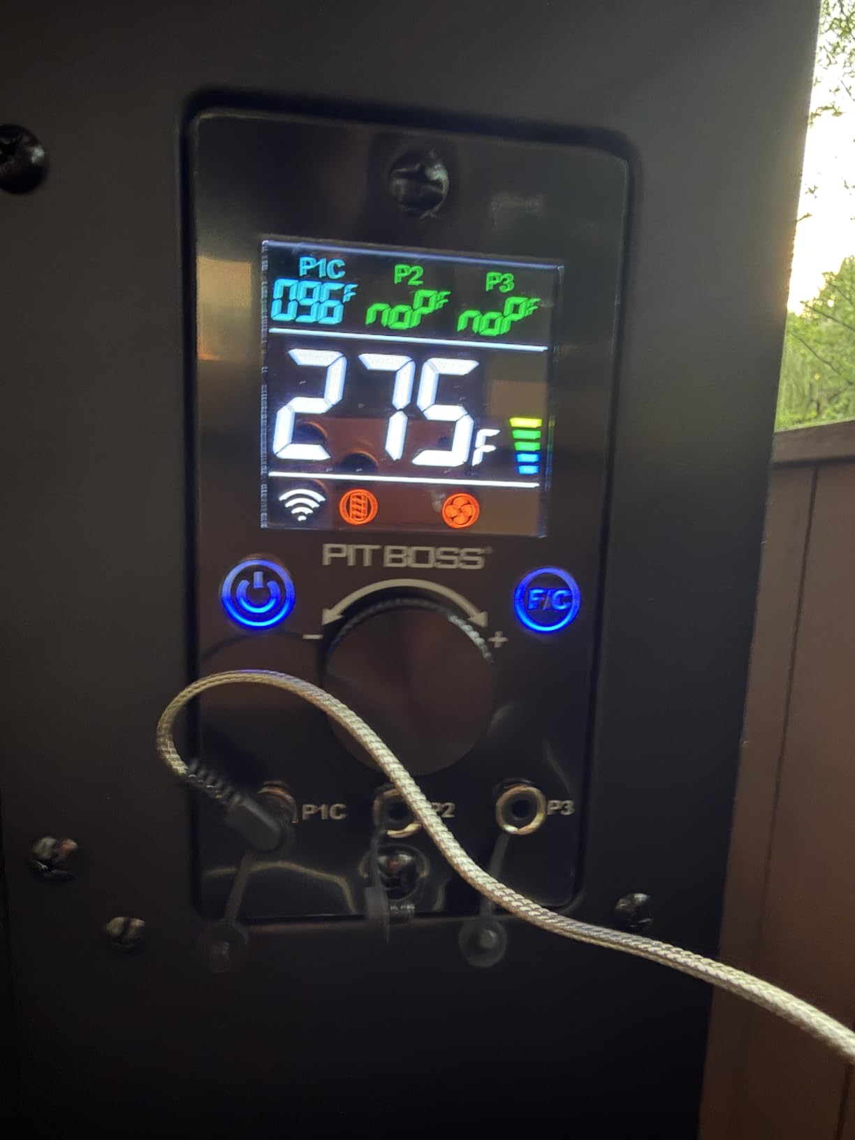 Pit Boss Navigator 6-Series WiFi & Bluetooth Wood Pellet Vertical Smoker with LCD Digital Controller, 2,224-Sq. In. 5-Rack Cooking Space, 130°F to 420°F TempRange, Meat Probe, 75 lb. Pellet Hopper customer photo 1