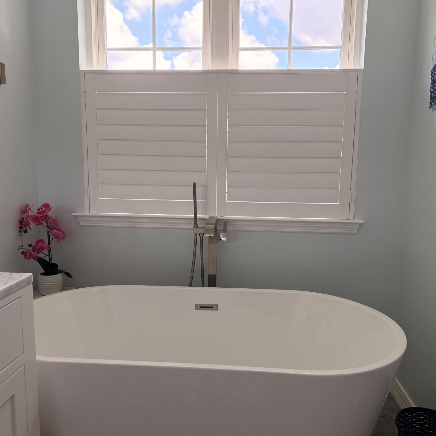 Cafe Plantation Shutters for Interior Window customer photo 1