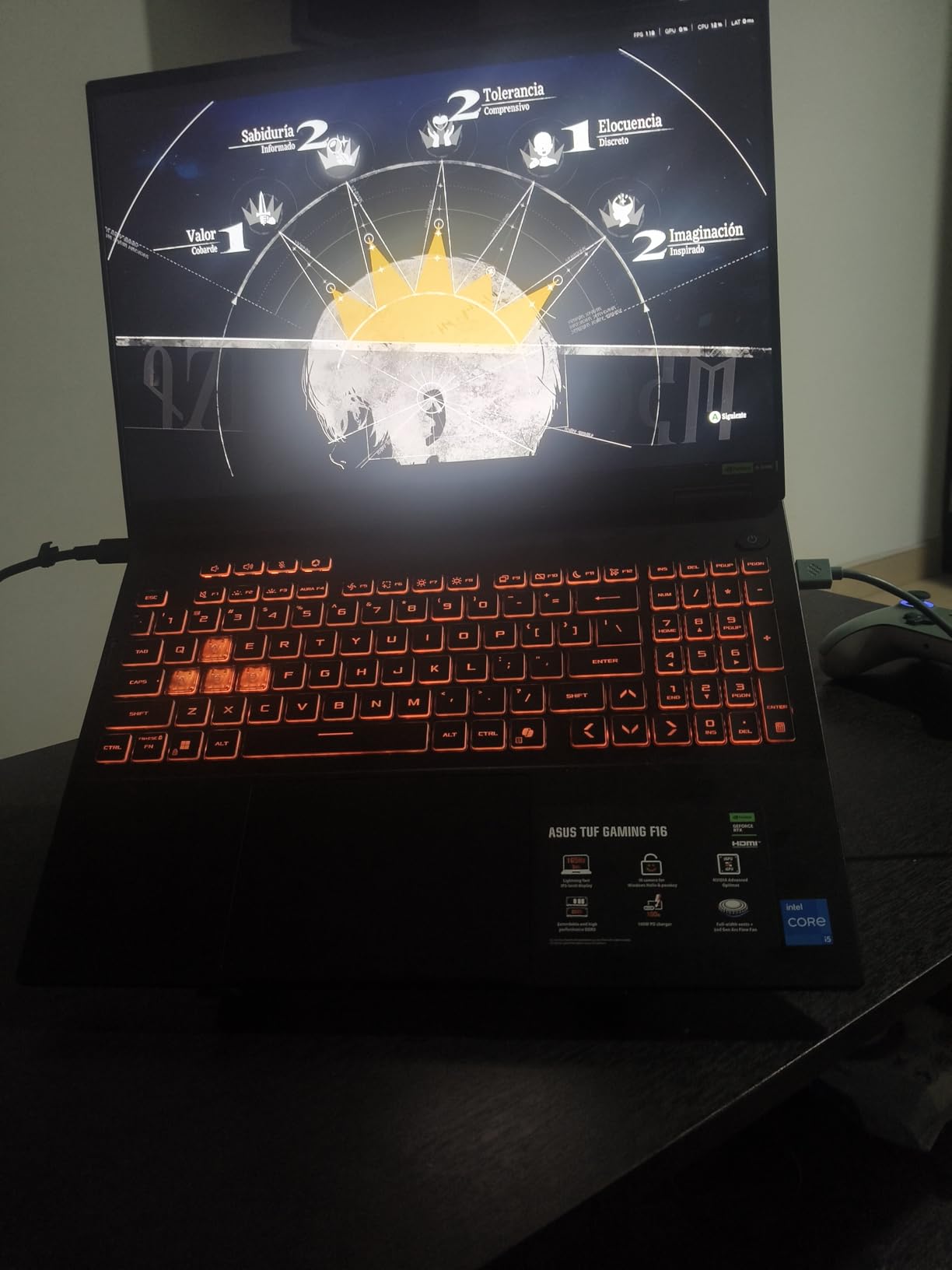 ASUS TUF Gaming F16 (2025) Gaming Laptop, 16” FHD+ 165Hz 16:10 Display, Intel® Core™ i5 Processor 13450HX, NVIDIA® GeForce RTX™ 5050, 16GB DDR5, 512GB PCIe Gen4 SSD, Wi-Fi 6E, Win 11 Home customer photo 2