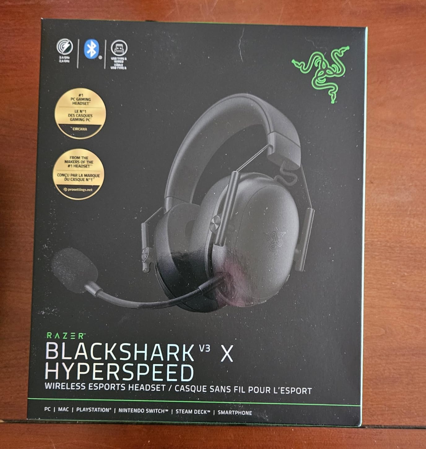 Razer BlackShark V3 X HyperSpeed Wireless PC Gaming Headset, Black customer photo 2
