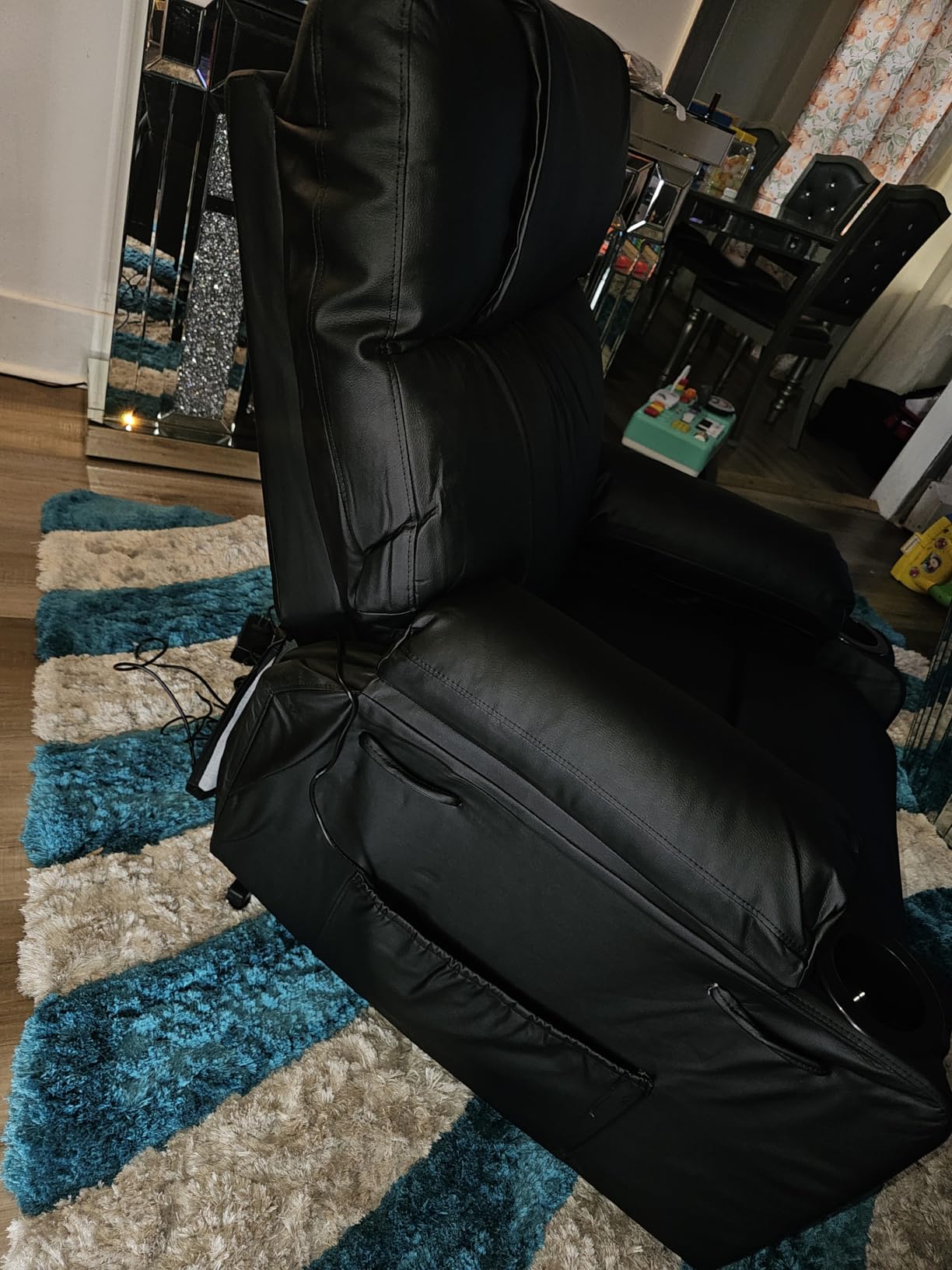 Power Lift Recliner Electric Chair for Elderly with Massage & Heat, Black customer photo 1