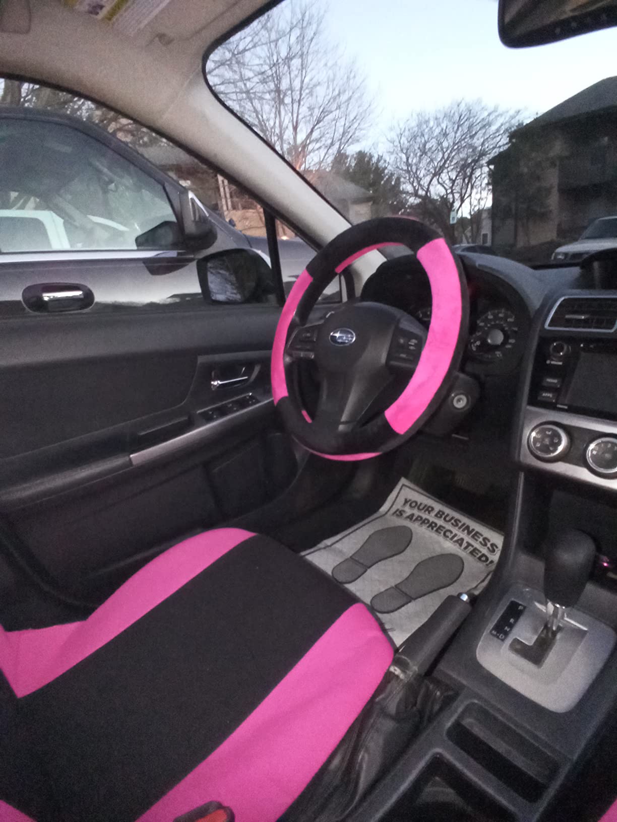 SEG Direct Plush Steering Wheel Cover 14.5