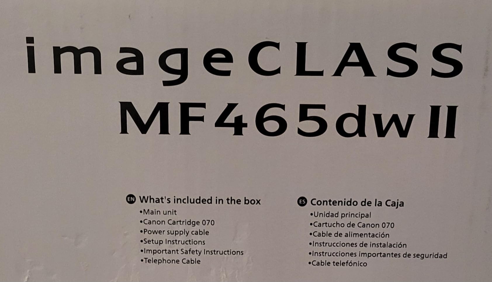 Canon imageCLASS MF465dw II - Monochrome Wireless Duplex Laser Printer with Print, Copy, Scan, Fax, Expandable Paper Capacity, 42 PPM customer photo 1