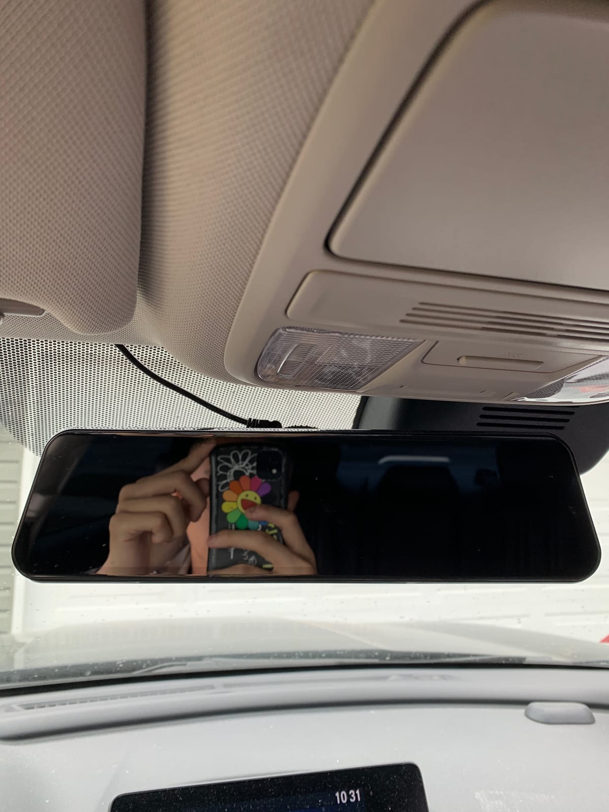 AZDOME PG17 Pro 4K STARVIS 2 Mirror Dash Cam, Rear View Mirror Camera customer photo 2