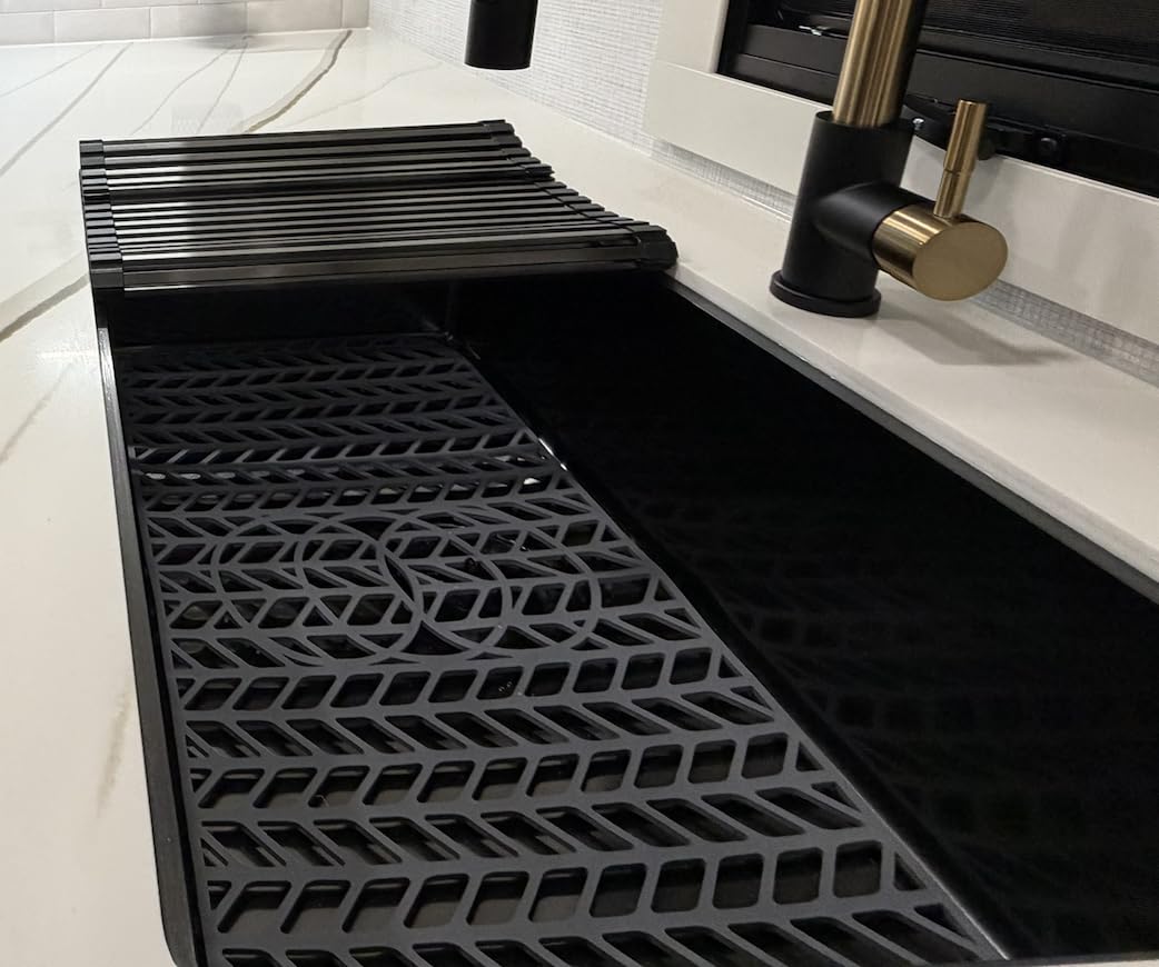 AWOKE Silicone Sink Protectors for Kitchen Sink, 12