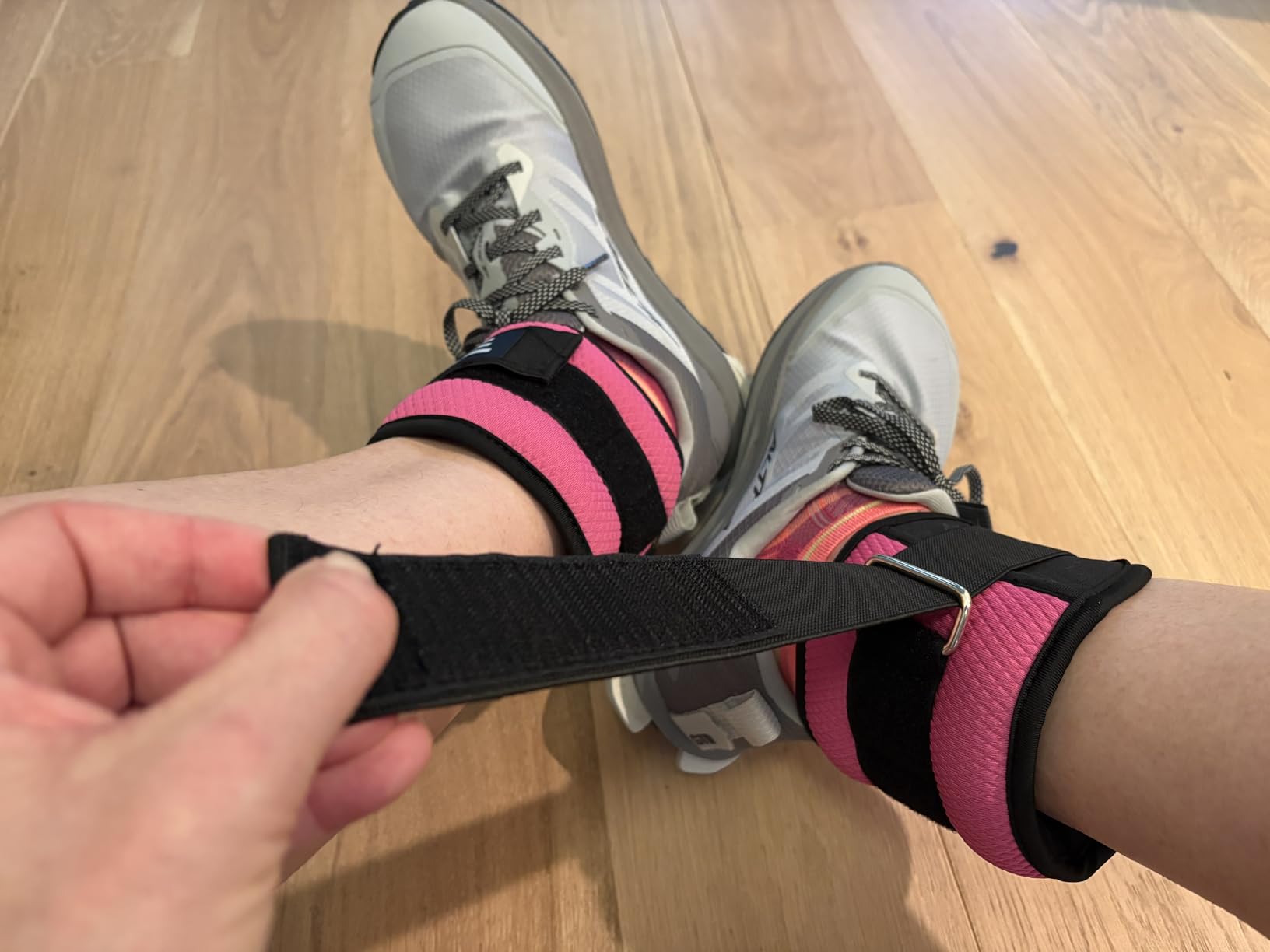 BAGAIL Ankle Wrist Weights for Women & Men, Set of 2 (Available in 0.5/1/2/3/4/5 lb Each), Wearable Leg Arm Weights with Sleek Design & Secure Fit for Walking, Running, Pilates, Home Fitness customer photo 2