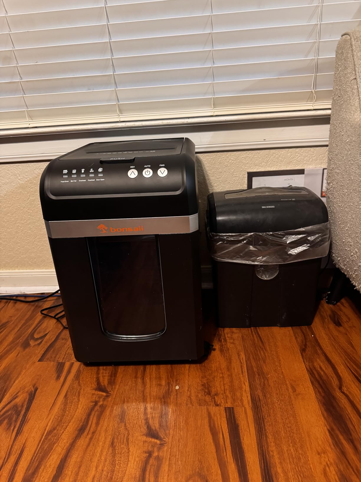 Bonsaii 200-Sheet Auto Feed Micro Cut Heavy Duty Paper Shredder for Office customer photo 2