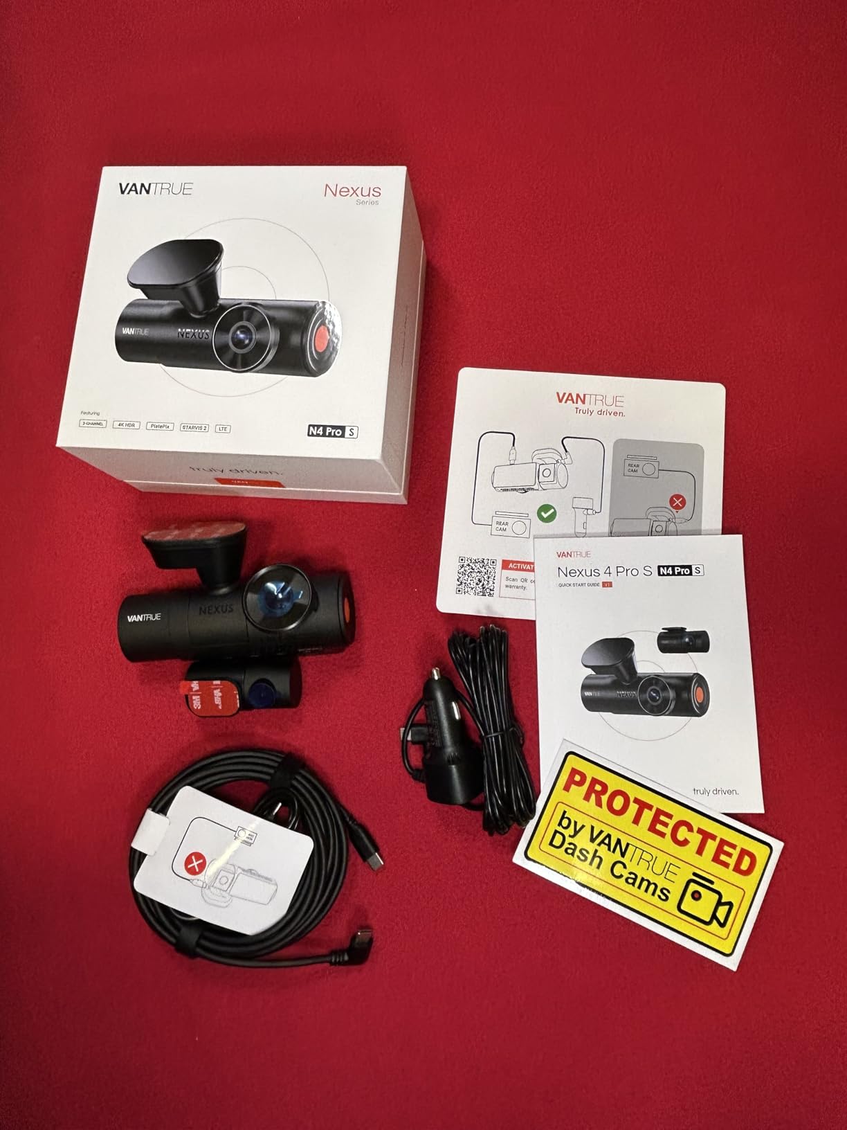 Vantrue N4 Pro S 4K 3 Channel Dash Cam, Triple STARVIS 2 HDR Car Camera customer photo 1