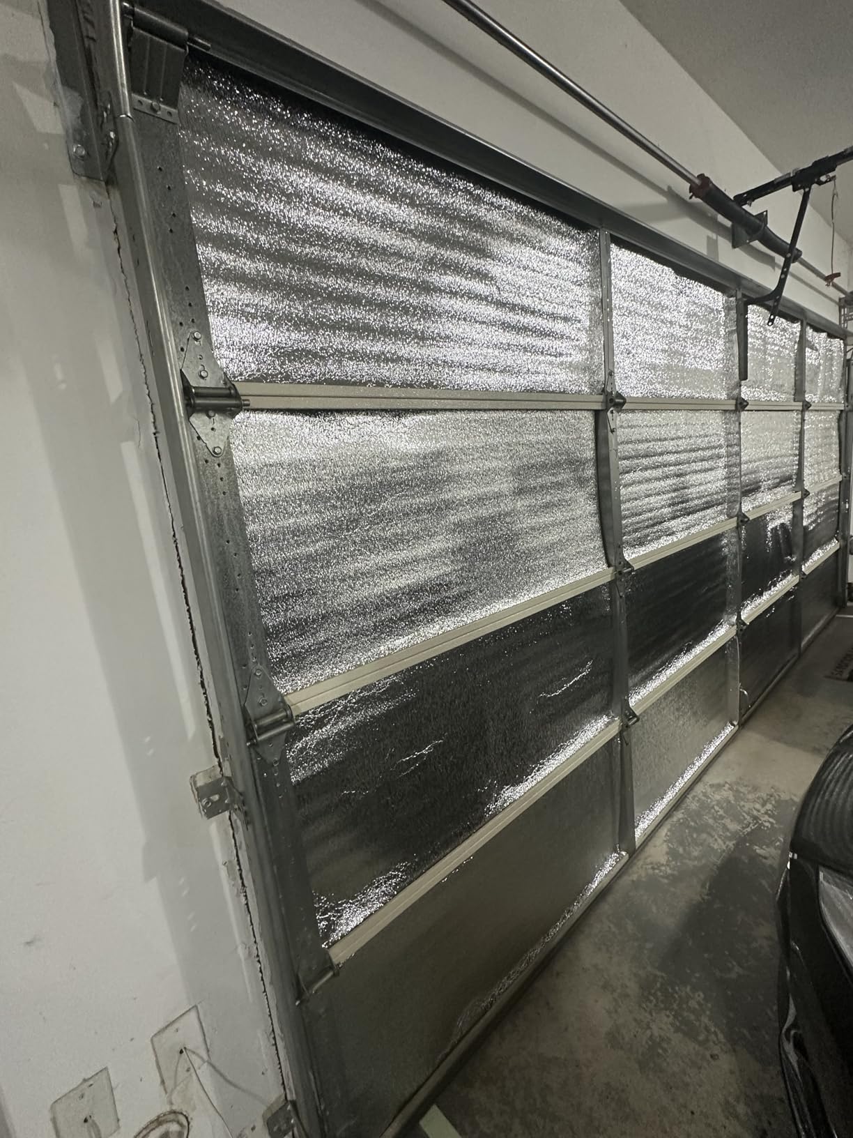SmartGARAGE - Reflective Garage Door Insulation Kit (Black) customer photo 1