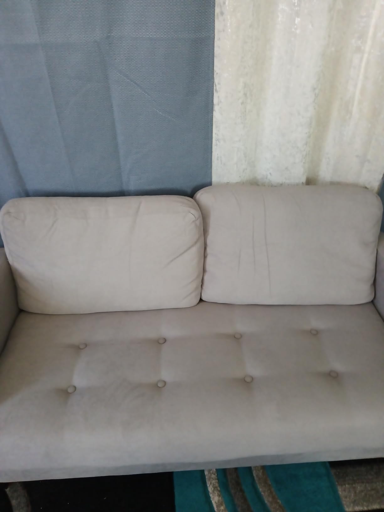 STHOUYN 73” Black Faux Leather Sofa, 3 Seater Couch for Office, Living Room customer photo 1