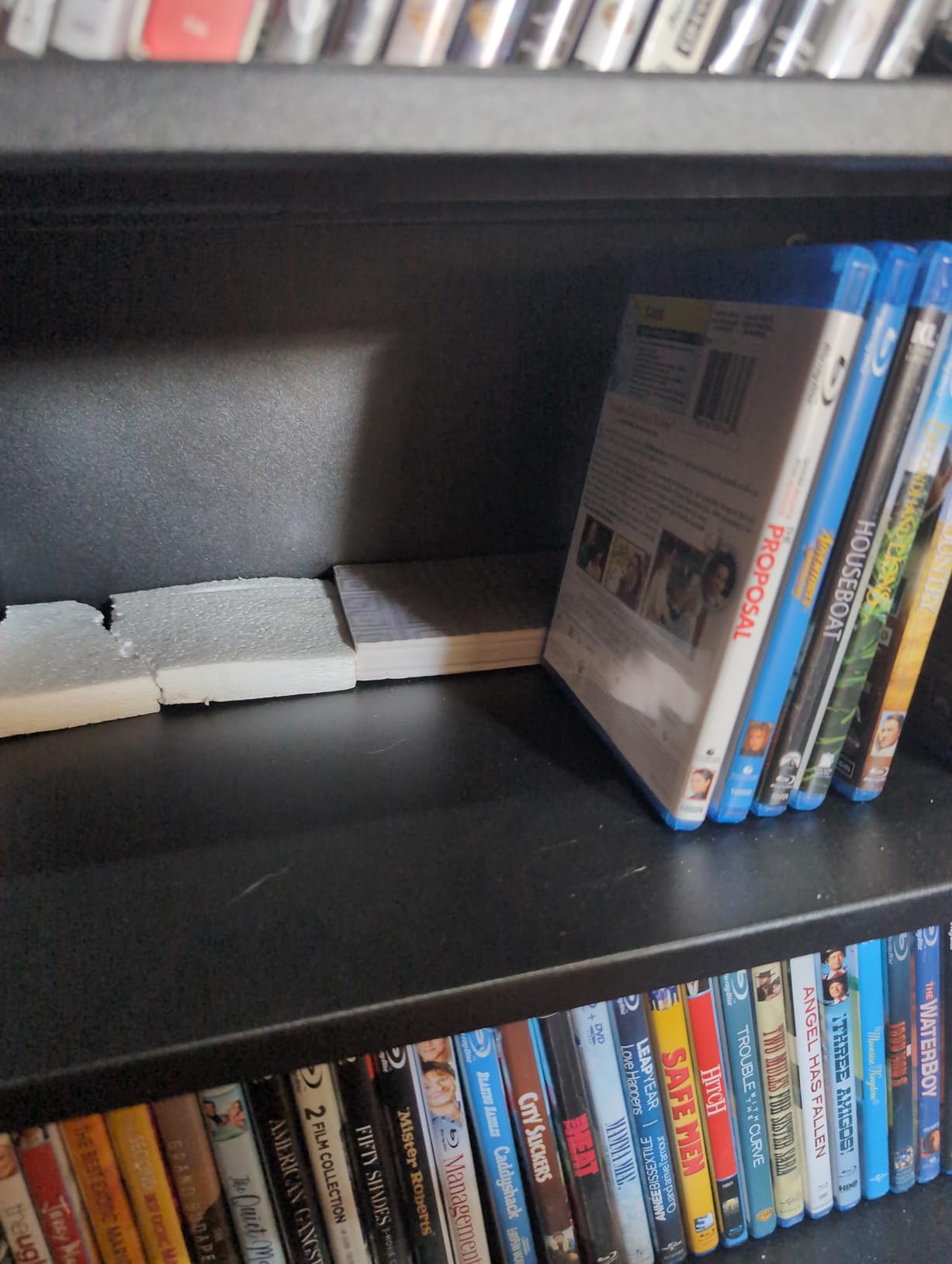 Metal DVD Storage Cabinet, 7 Tier Tall Media Shelf with Adjustable Shelves customer photo 1