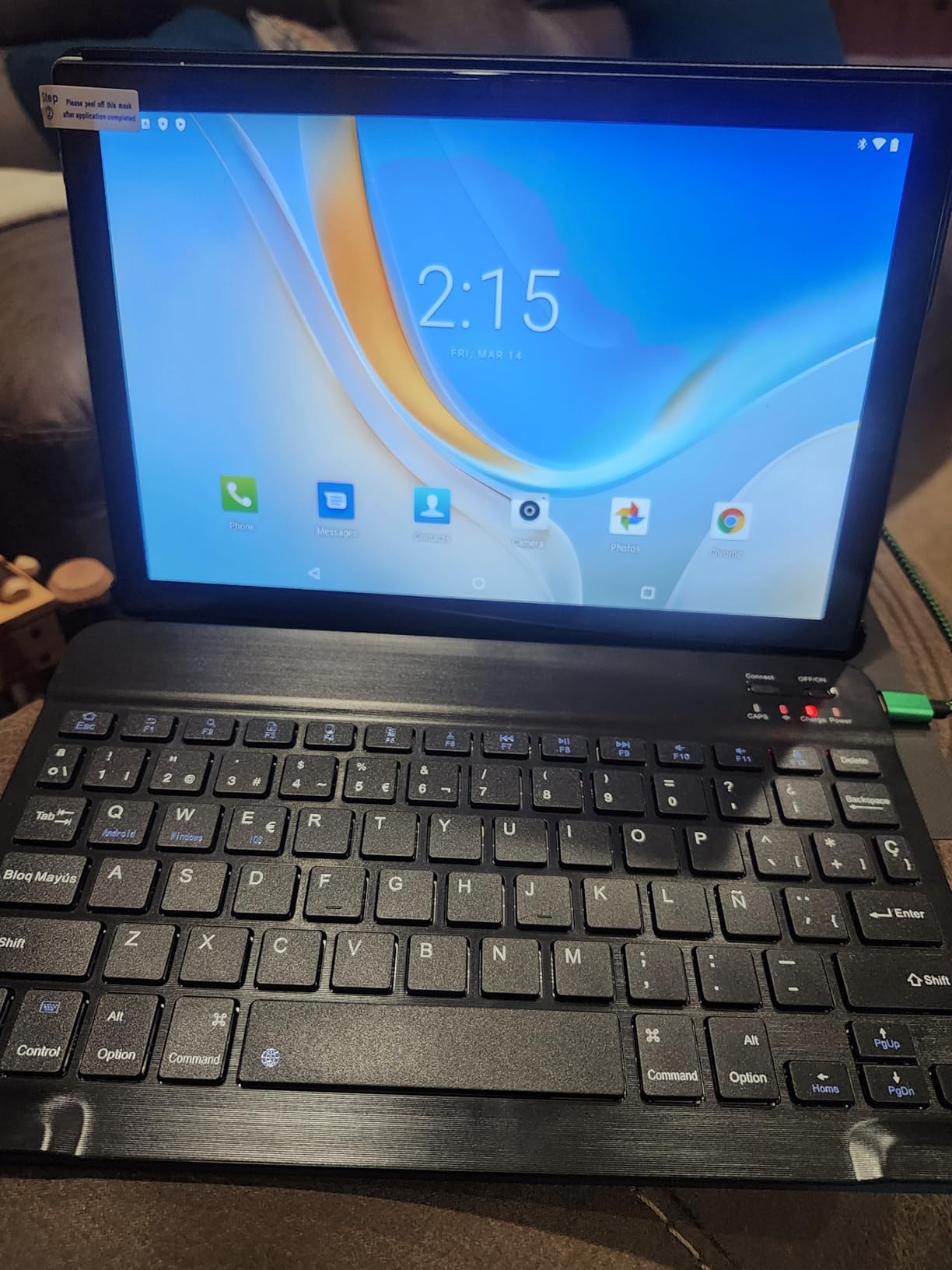 Crelander 10.1 Inch Android 13 Tablet with SIM Card Slot 4G LTE Calling,12GB+128GB, 8000mAh Battery, Dual Camera, Bluetooth/WiFi, Bundle with Case, Keyboard, Mouse & Stylus (Gray) customer photo 2