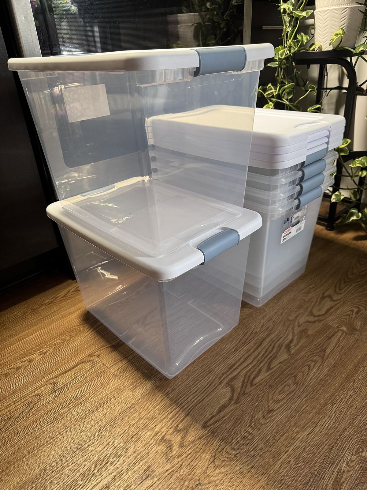 Sterilite Latching Box with Lids for Home and Office, 64 Quart, 4-Pack customer photo 1
