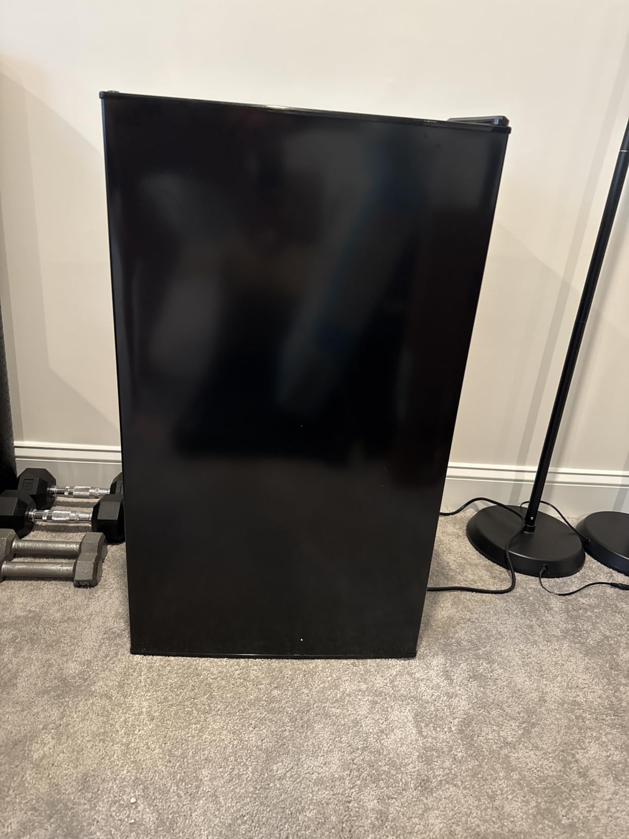 3.2 Cu Ft Mini Fridge with Freezer, Single Door Upright Freezer customer photo 1