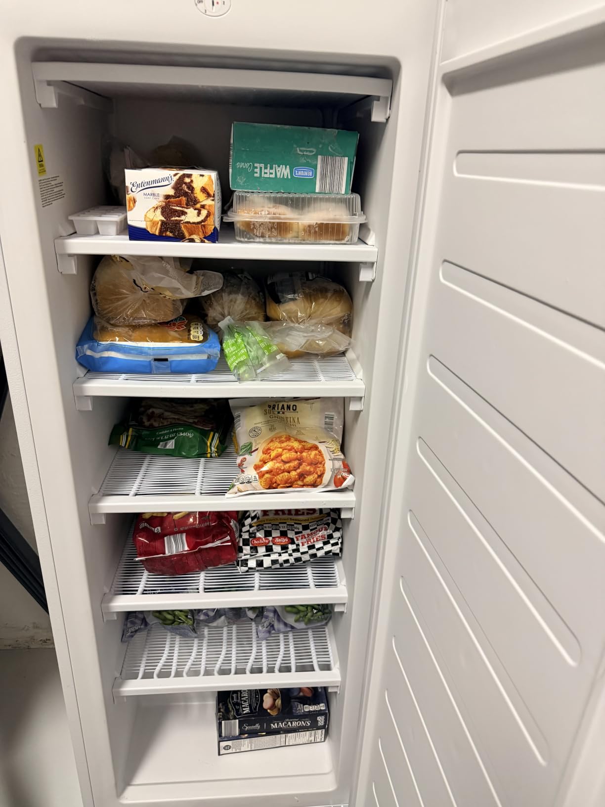 BANGSON 6.5 Cu.ft Upright Freezer for Apartment, White customer photo 1