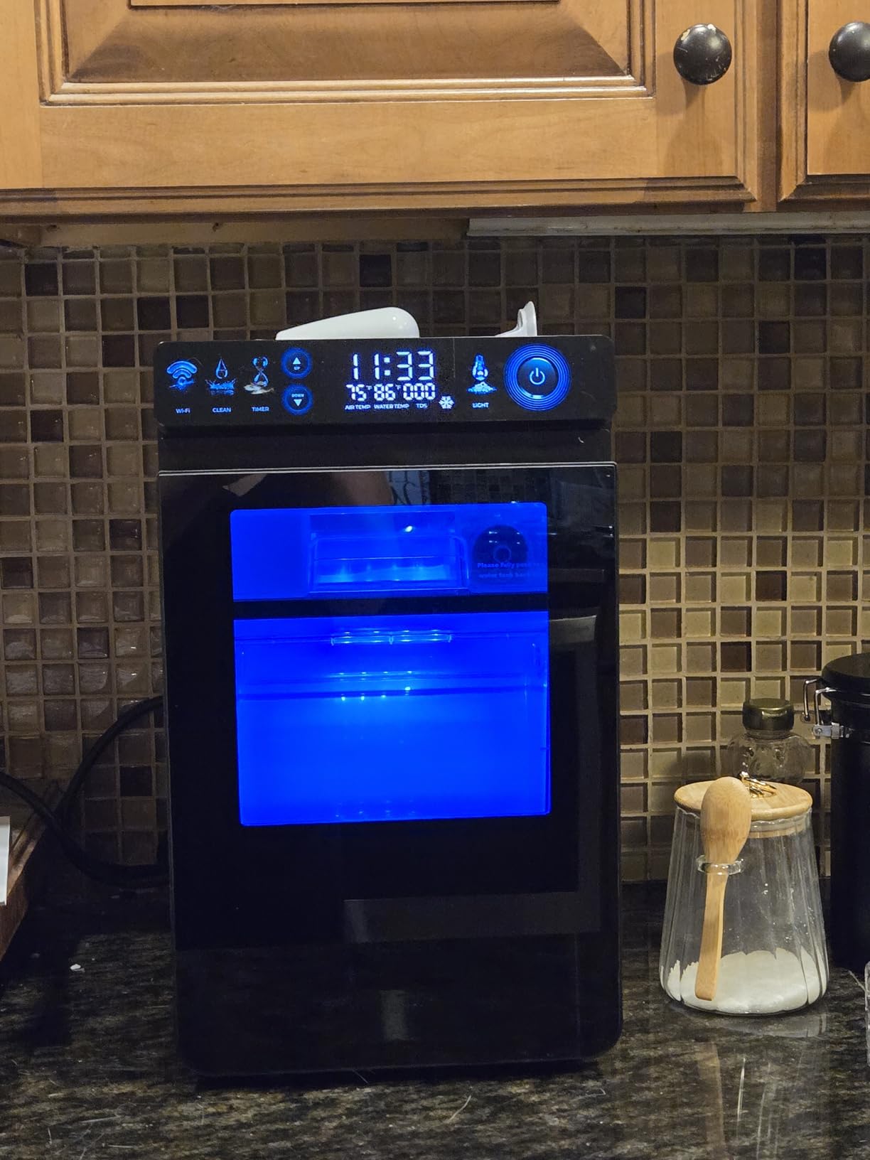 ecozy Nugget Ice Maker Countertop, 44 lbs/24H Ice Machine with APP Control customer photo 1