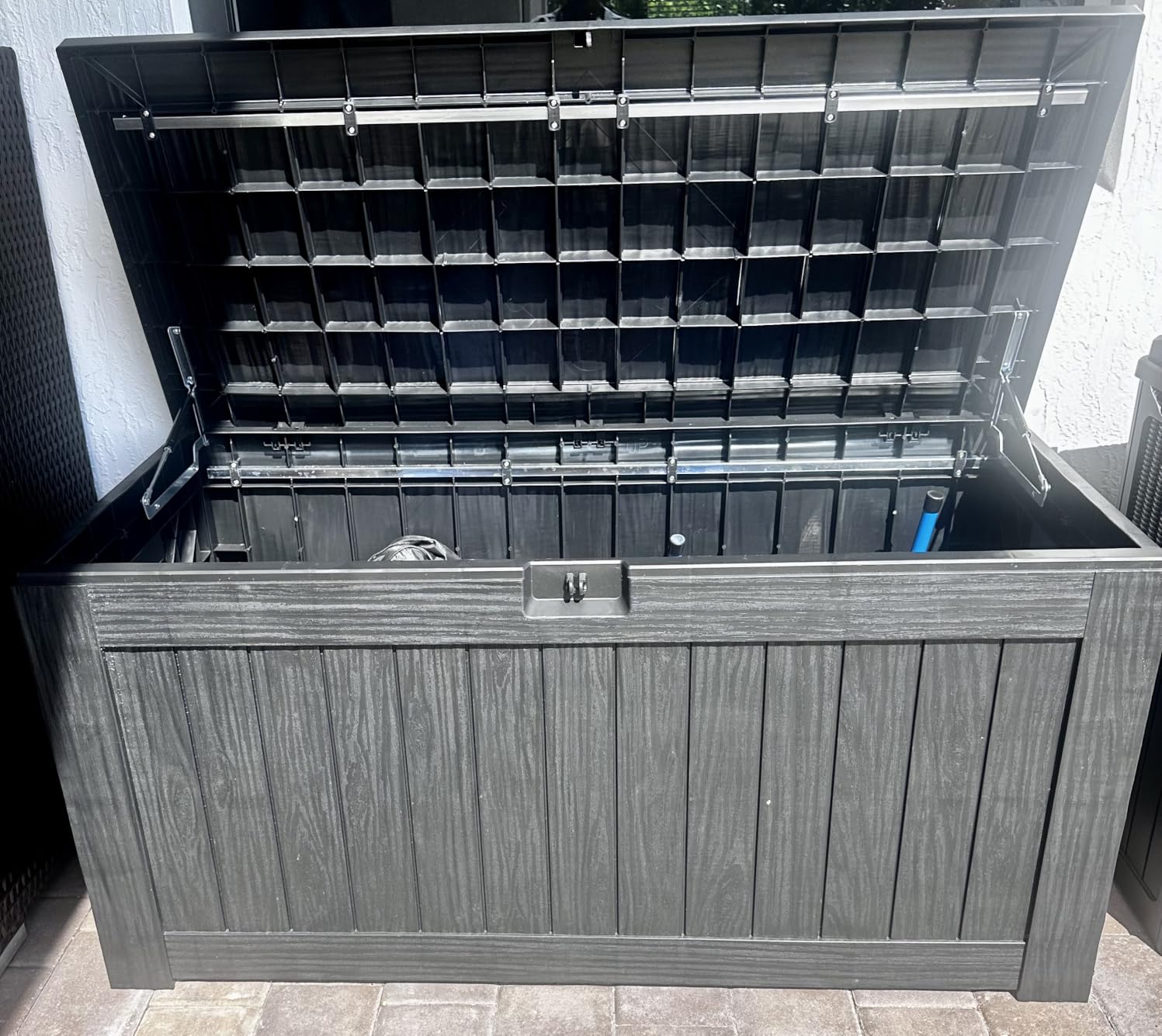 Flamaker 50 Gallon Deck Box, Package Delivery Storage Box for Outside customer photo 1