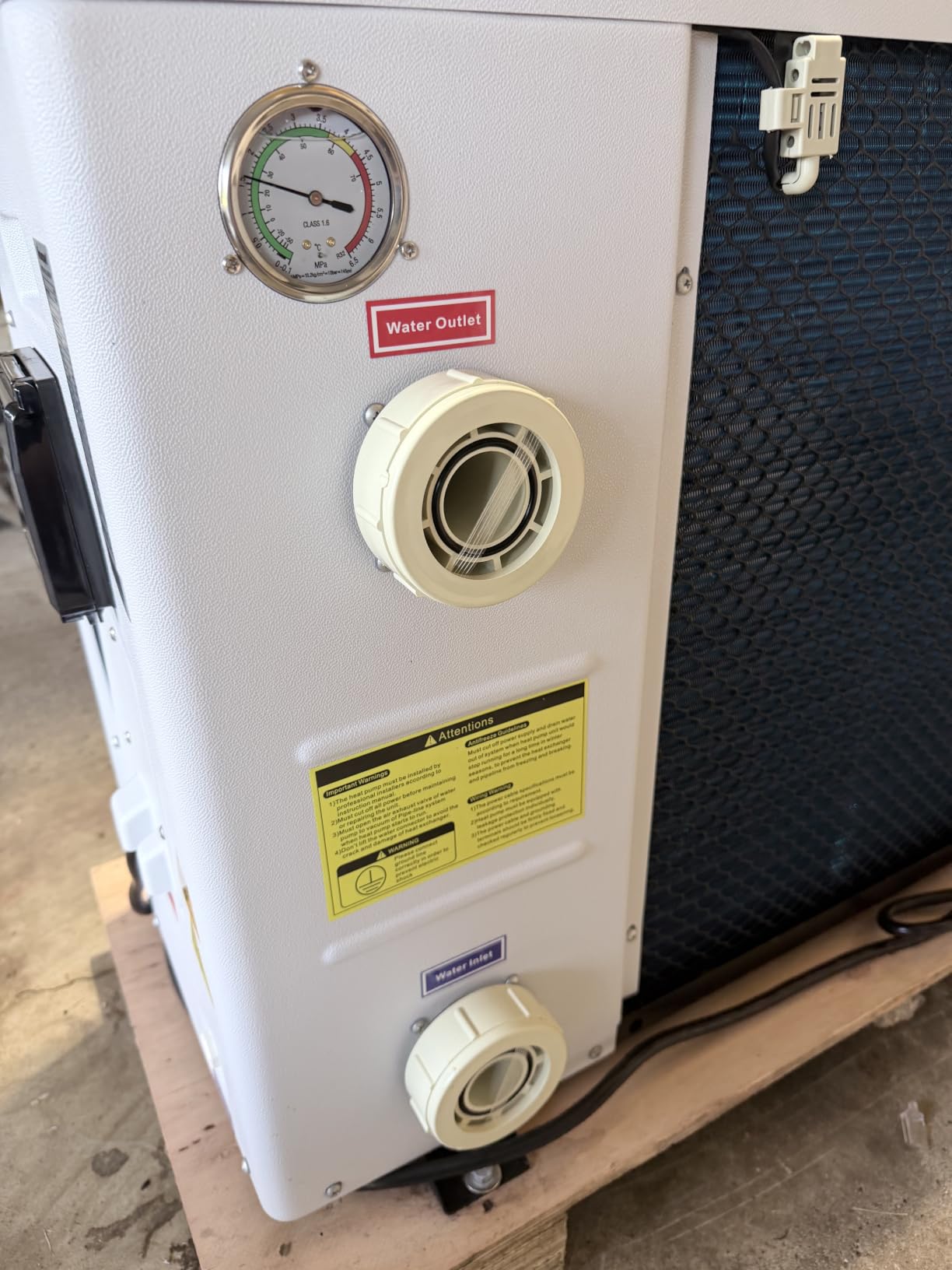 Swimming Pool Heat Pump, 18,000 BTU, 5,200 Gal customer photo 1