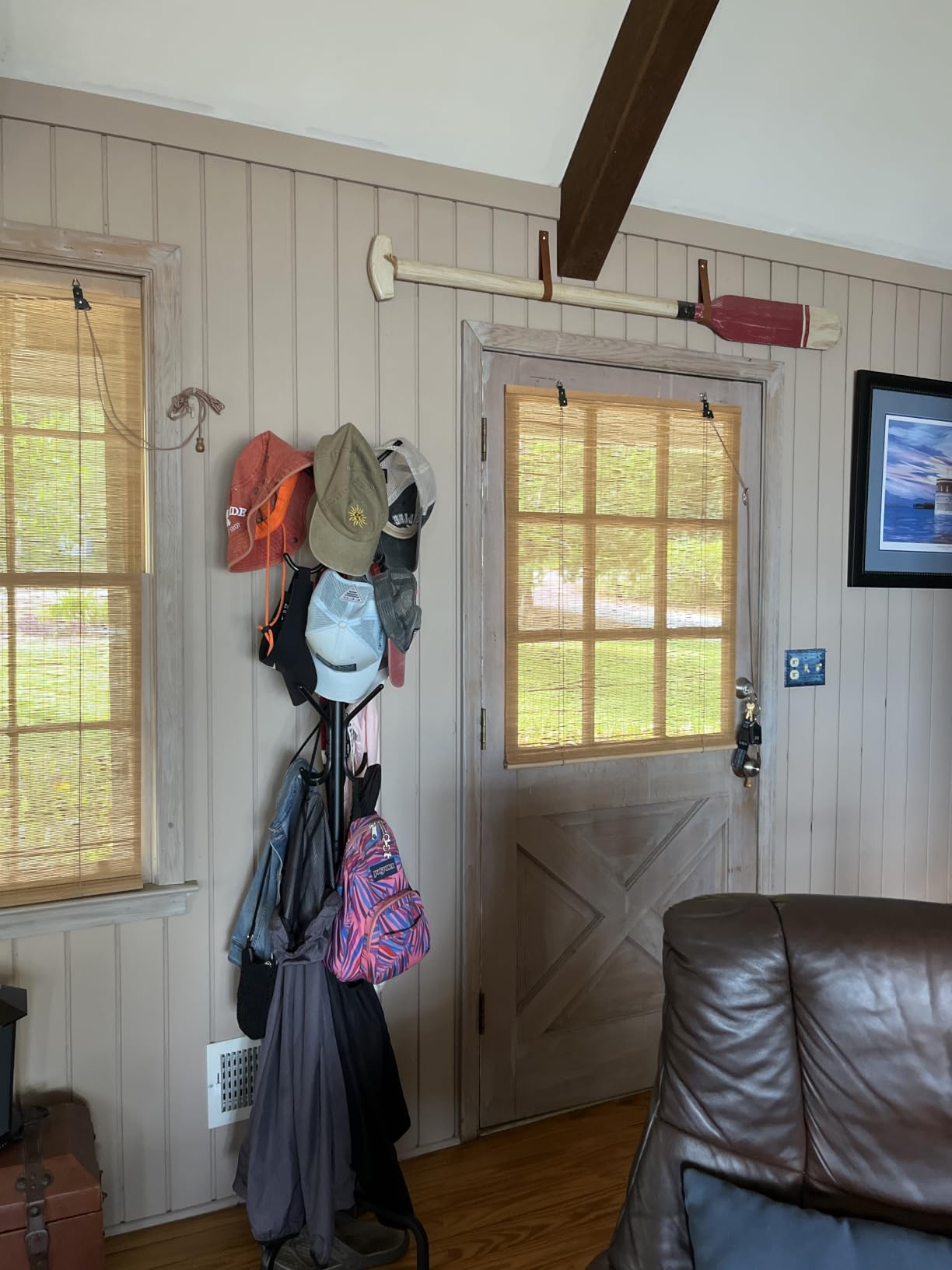 SONGMICS Coat Rack Freestanding, Steel Stand with 16 Hooks and 4 Legs customer photo 2