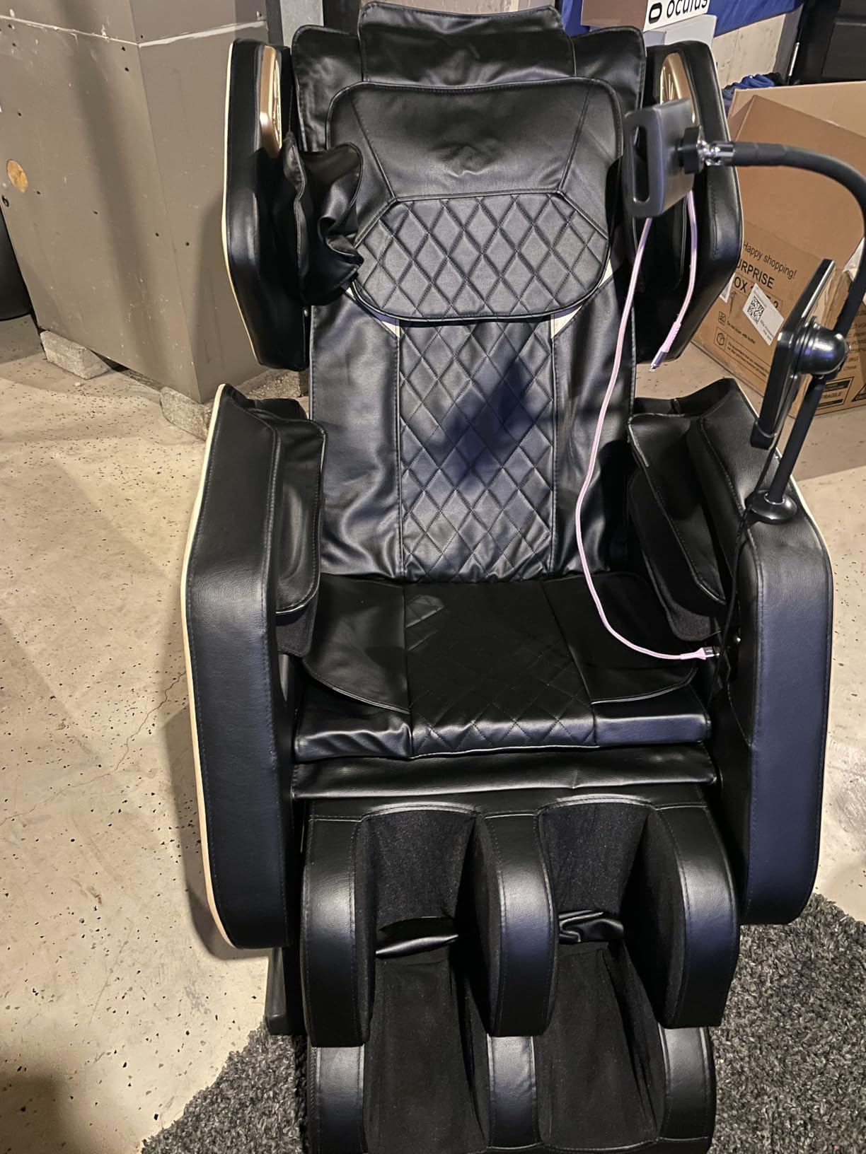 Massage Chair Full Body 14 Fixed Roller Zero Gravity 5 Auto Modes | Zero Gravity Massage Chair with 8 Airbags, Foot Massge, Heating, Phone Controller, Bluetooth Speaker, Nightlights for Home customer photo 2
