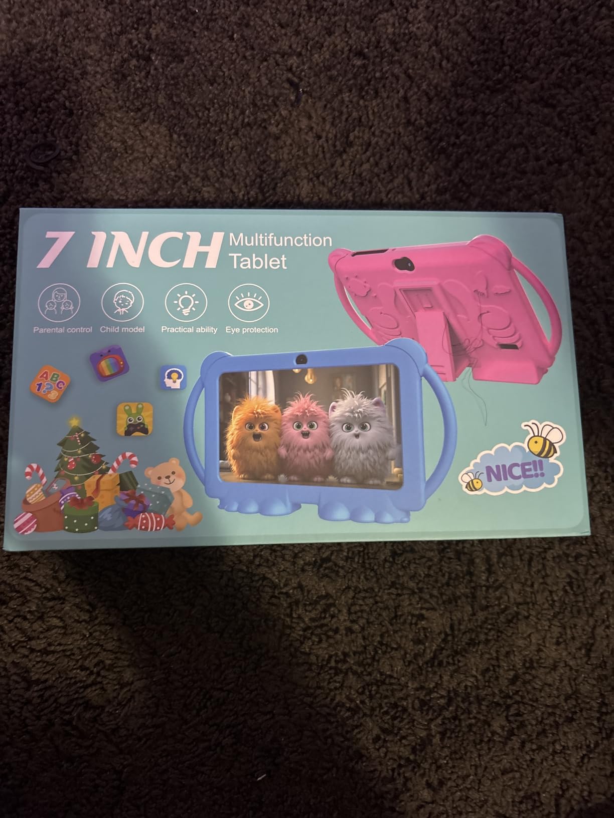 Kids Tablet 10 Inch Android Tablet for Kids Comes with a Shock-Resistant Protective Case, 8GB RAM 32GB ROM Tablets Supports 1TB MicroSD, 6000mAh Battery Dual Cameras 5G Wifi6 Android Tablets with Case customer photo 1