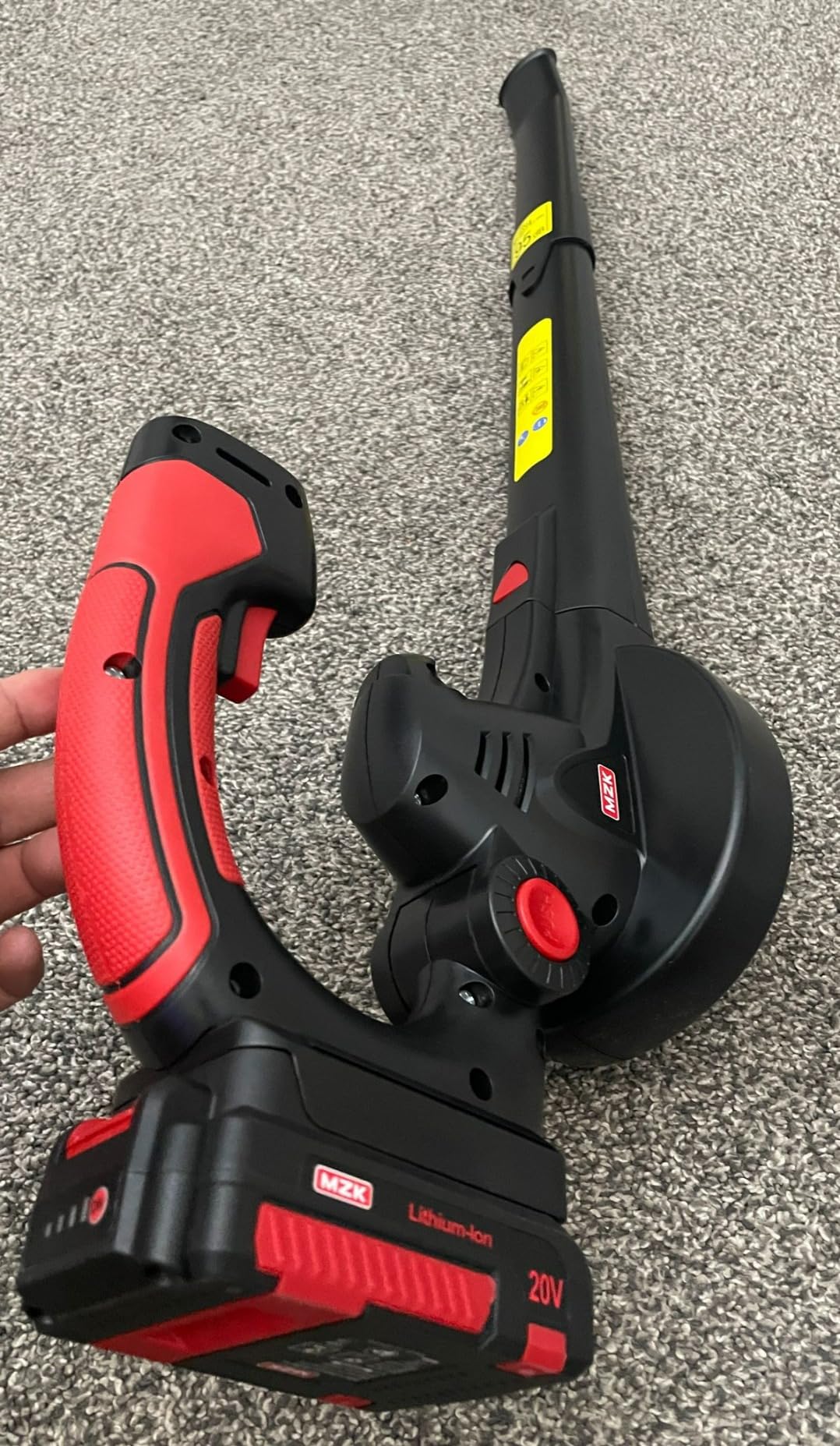 MZK 20V Cordless Leaf Blower, Lightweight Electric Blower customer photo 1