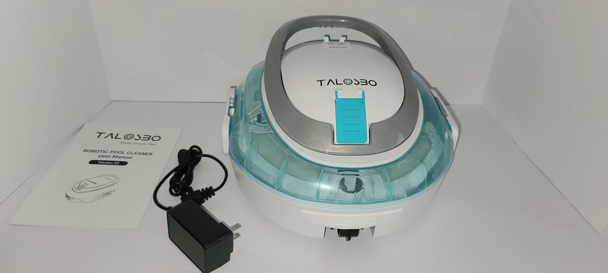 S2 Pool Vacuum Robot for Above Ground Pools, 90-Min Runtime, 861 Sq.Ft Coverage, Cordless Operation, Efficient Cleaning Performance, Dual-Layer Filtration, Panda Black customer photo 1
