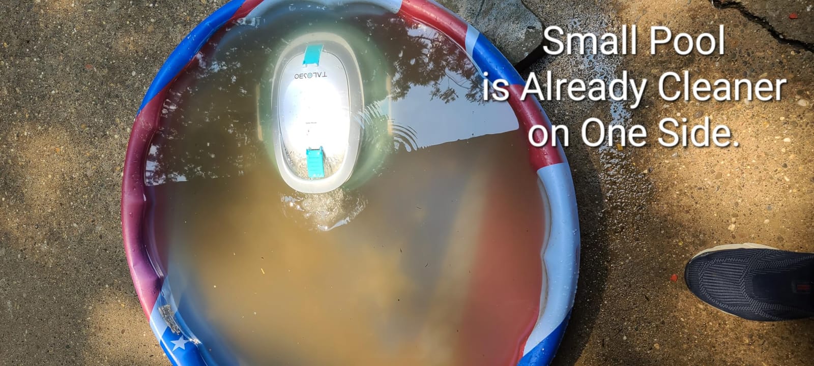 S2 Pool Vacuum Robot for Above Ground Pools, 90-Min Runtime, 861 Sq.Ft Coverage, Cordless Operation, Efficient Cleaning Performance, Dual-Layer Filtration, Panda Black customer photo 2