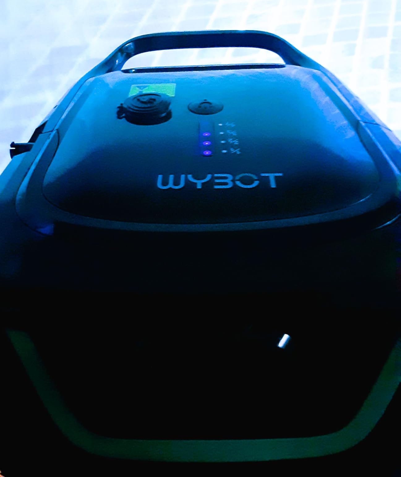 WYBOT A1 Cordless Pool Vacuum Robot for Above Ground Pool, Greyblue customer photo 2